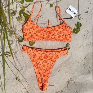 NWT Skatie Hanalei Floral Bikini (XS/S)